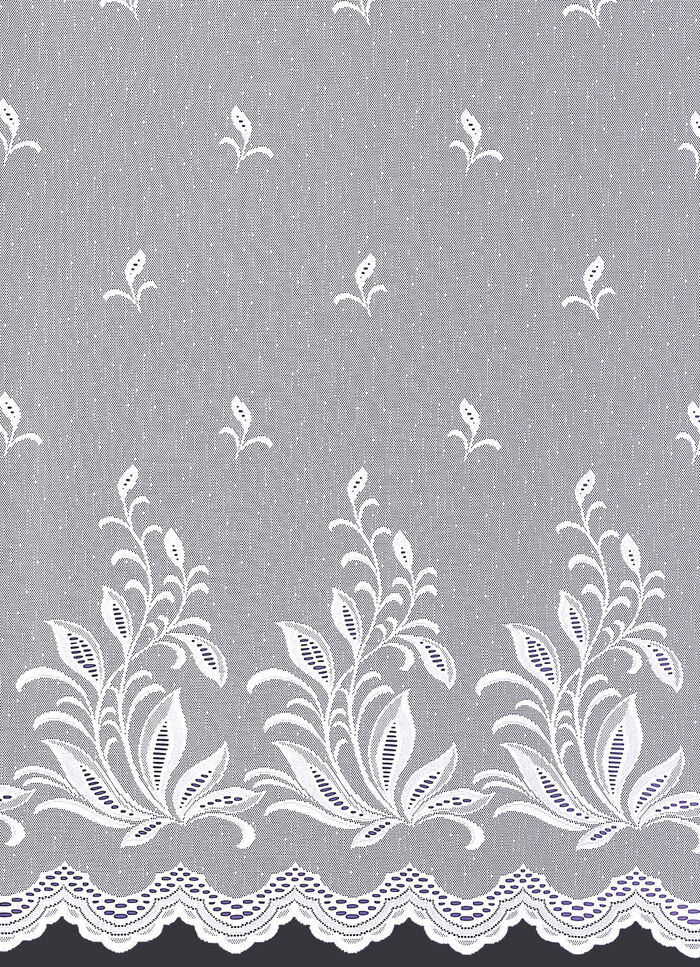 Bezaubernder Blumenfenster-Vorhang mit Automatikfaltenband