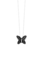Schmetterling-Anhänger mit 20 Brillanten