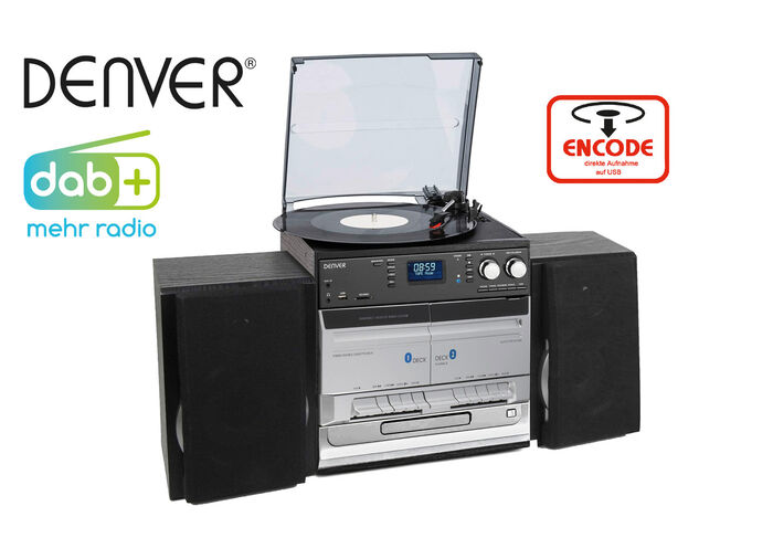 Denver MRD-166 Nostalgie-Stereoanlage mit DAB+ 