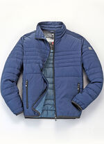 Steppblouson von «Gate One» MITTELBLAU