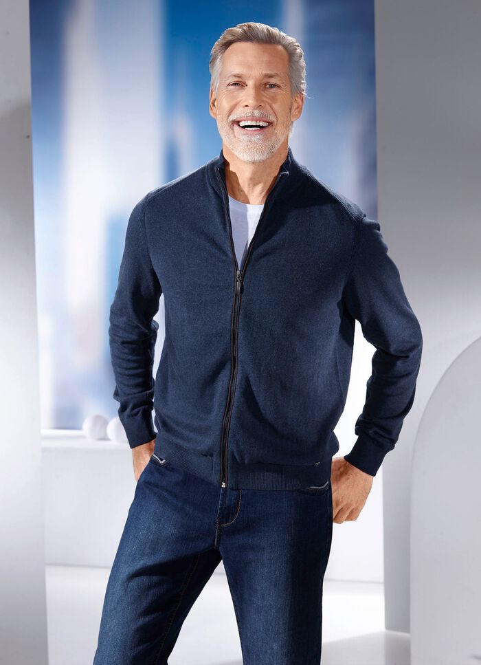 Klassische &laquo;King's Road&raquo;-Jacke in 3 Farben MARINE MELIERT