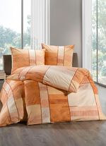 Bettw&auml;sche-Garnitur mit Rei&szlig;verschluss 