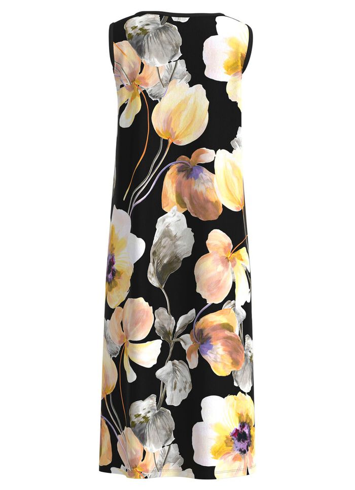 Kleid mit farbbrillantem Druckdessin 