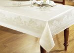 "CURT BAUER" Damast-Tischdekoration aus reiner gekämmter, mercerisierte Baumwolle CREME