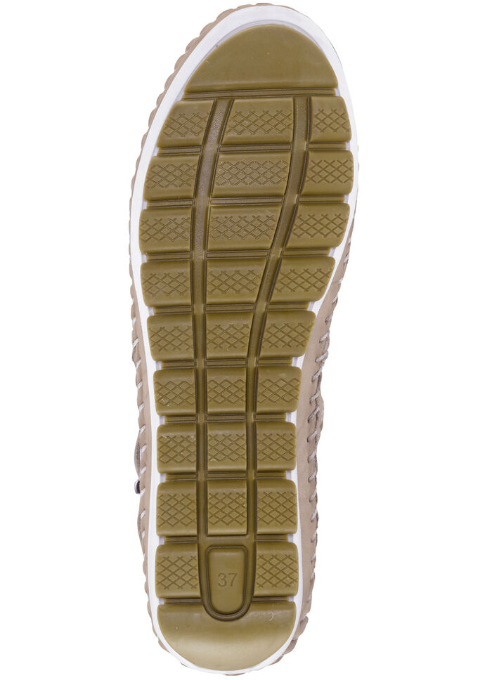 Gemini Mokassin-Stiefelette mit verstellbarer Zierspange TAUPE