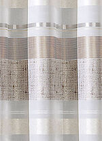 Übergardinen-Garnitur in Leinen-Optik NATUR