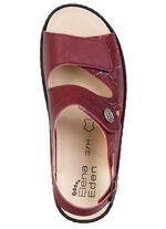 ELENA EDEN, bequeme Damen-Sandalen, Weite H, mit herausnehmbarem Fussbett BORDEAUX