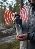 Trinkflasche mit Alarm 