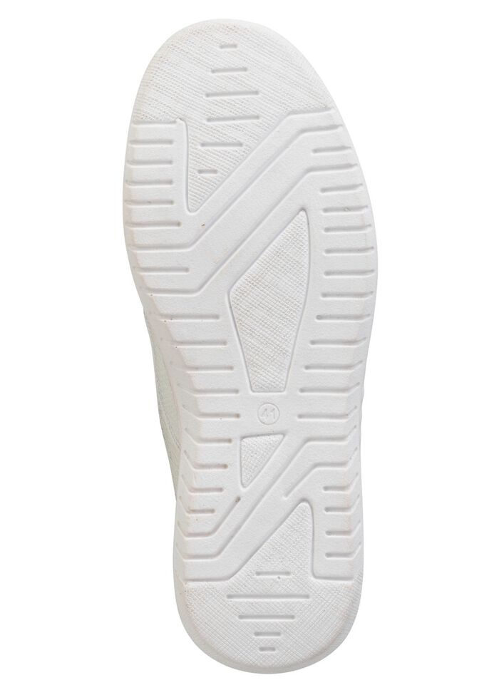 GINO GALANTE Slipper aus genarbtem Nappaleder NATURWEISS