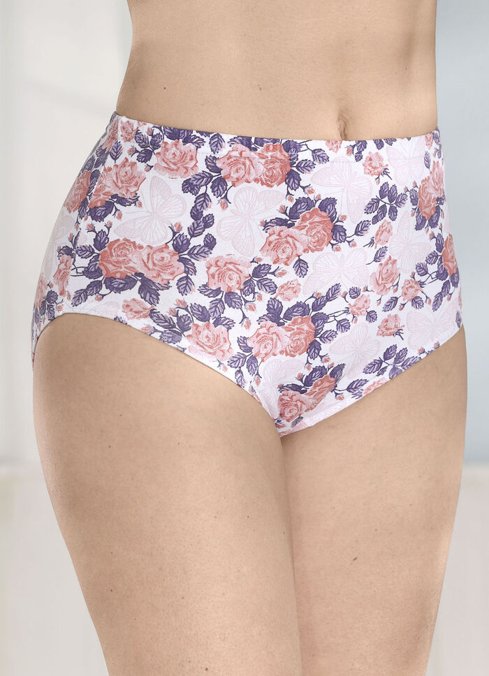 Fünferpack Slips mit Gummizug im Bund 