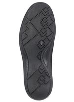 Schn&uuml;r-Bootie mit Wechselfussbett SCHWARZ