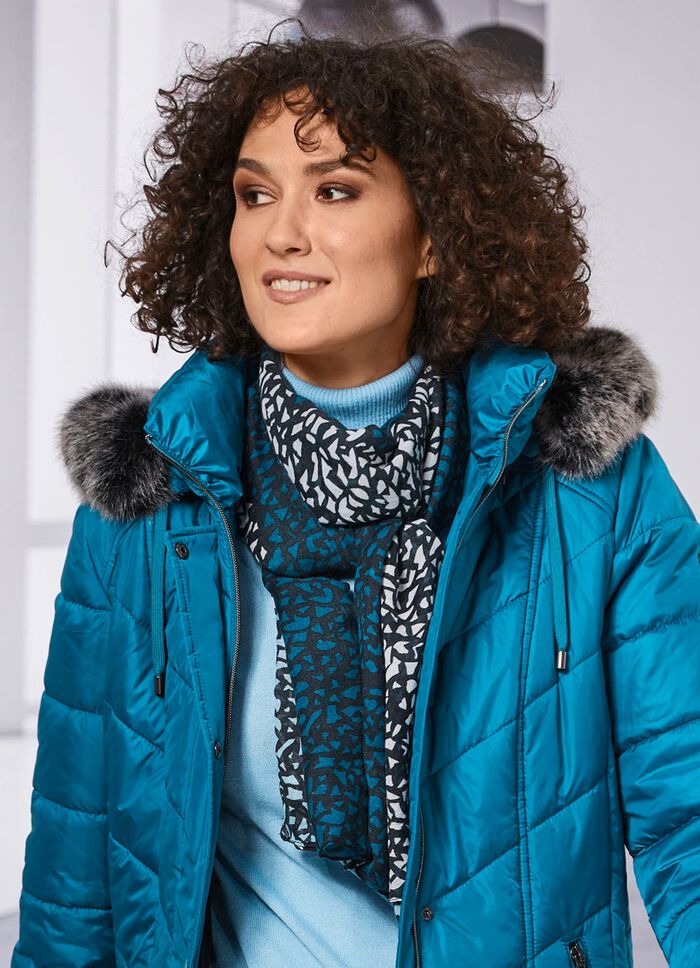 Schal mit Fantasiedessin 