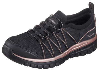 SKECHERS,  trendige Damen-Slipper, aus gestricktem Mesh-Material 