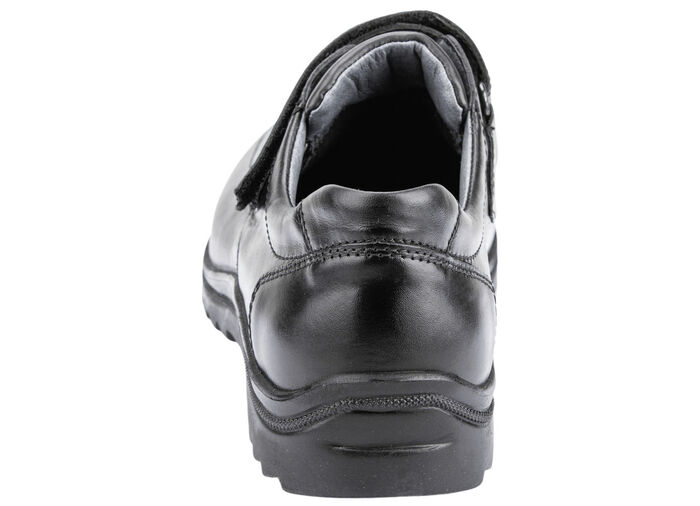 Waldläufer Klettschuh aus hochwertigem Leder SCHWARZ