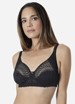 Sassa B&uuml;gel-BH mit verst&auml;rktem R&uuml;ckteil SCHWARZ