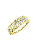 Durchbrochener Damenring mit 26 Diamanten 