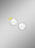 Ohrstecker mit S&uuml;sswasser-Zuchtperlen-Bouton 