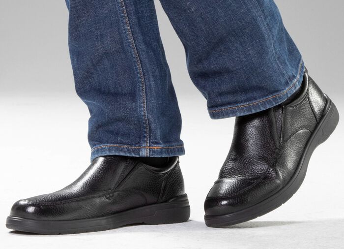 GINO GALANTE, klassische Herren-Slipper, aus Hirschleder 