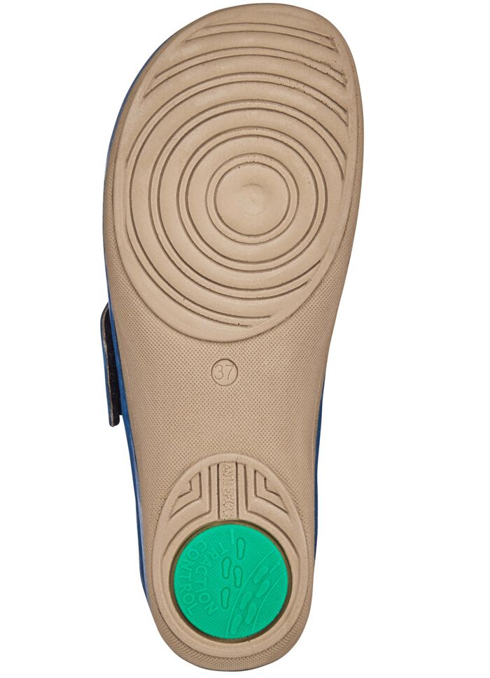 ELENA EDEN Clog mit Klettverschluss JEANSBLAU