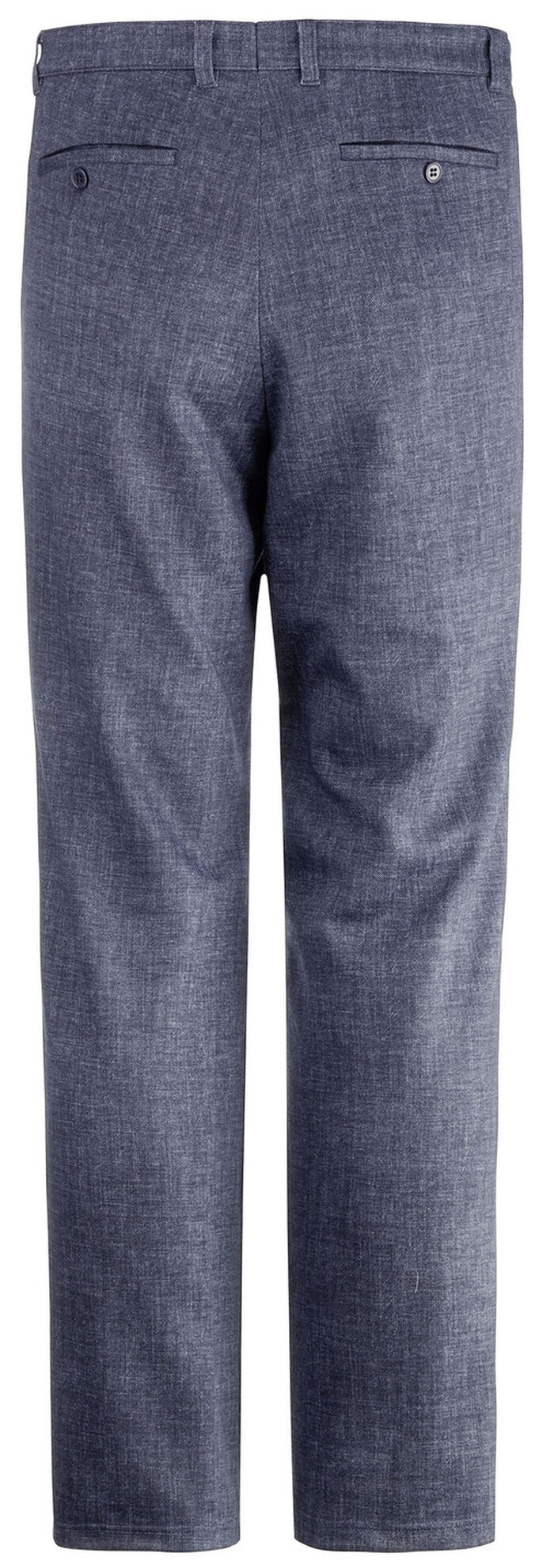  «Klaus Modelle»-Hose in 4 Farben DUNKELBLAU MELIERT