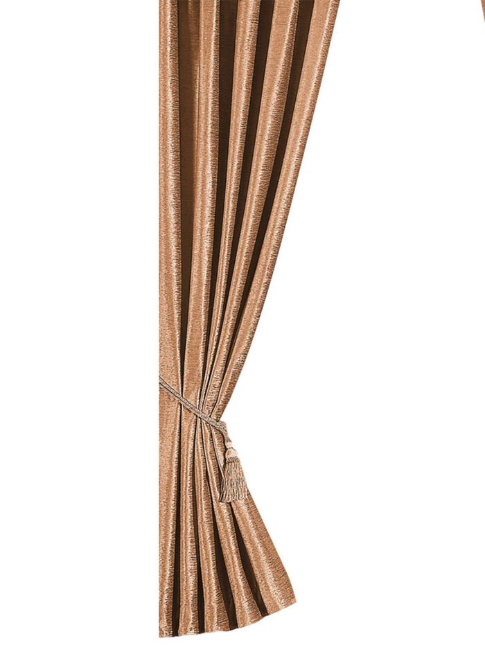 &Uuml;bervorhang mit Universalschienenband BEIGE