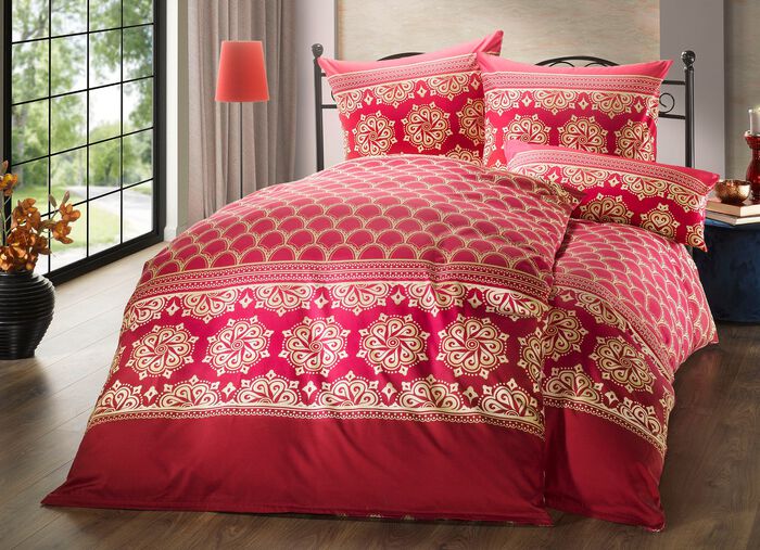 Renforc&eacute; Bettw&auml;sche-Garnitur mit Reissverschluss RUBIN