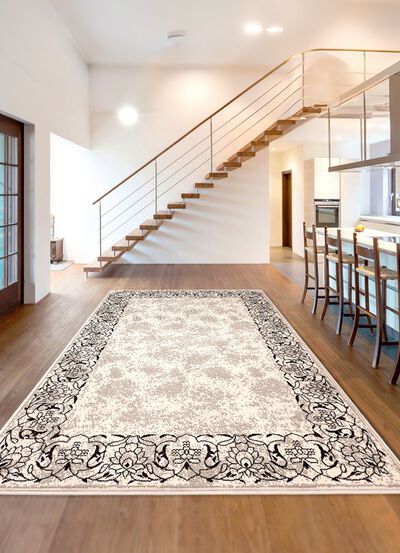 Gewebte Br&uuml;cken und Teppiche mit Bord&uuml;re 