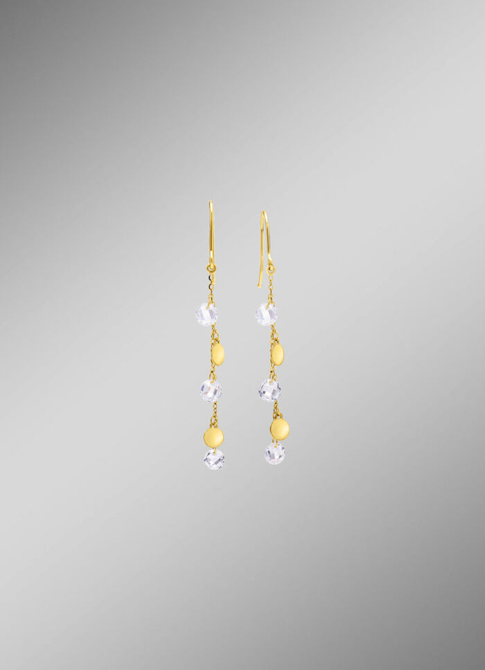 Stilvolle Ohrhaken mit Zirkonia 