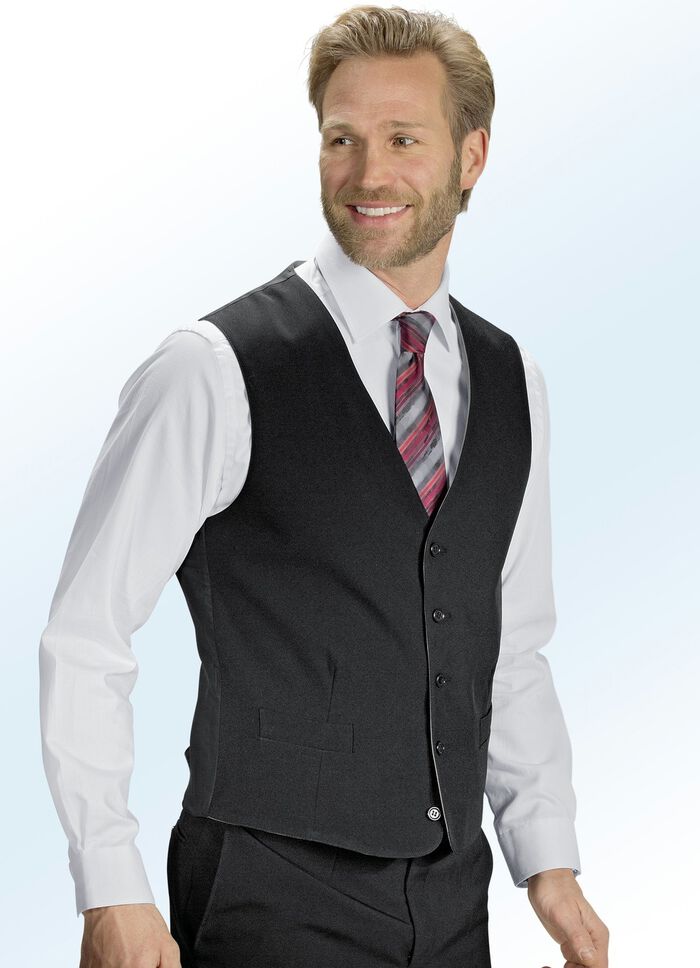 Anzug, mit Wendegilet und zwei Hosen 