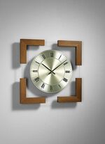 Wanduhr aus Glas