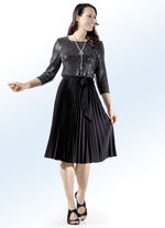 Kleid mit Chiffon-Bindeband 