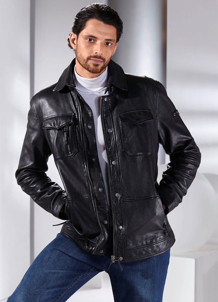 Lederkurzjacke von &laquo;Cabrini&raquo; 