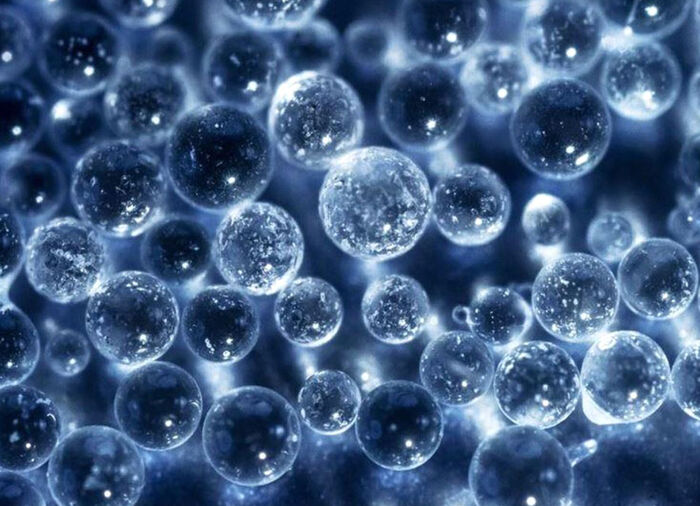 Gewichtsdecke mit Glasperlen-Füllung