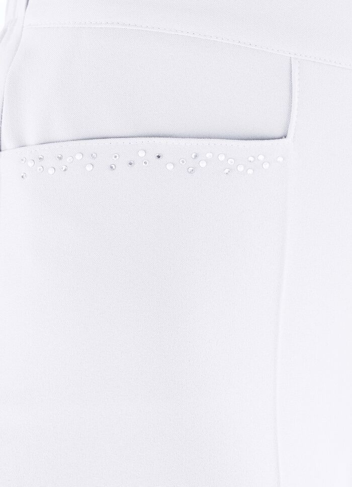 Hose mit funkelndem Perlen- und Glitzersteinchenbesatz 