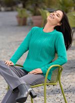 Pullover mit Schurwolle JADEGR&Uuml;N