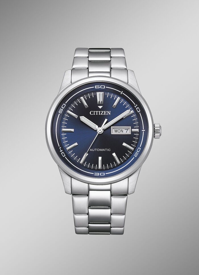 Automatik-Herrenuhr mit Edelstahlbandgeh&auml;use 