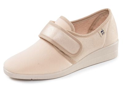 Bequeme Damen-Klettschuhe, aus angenehm gepolstertem Textilmaterial 