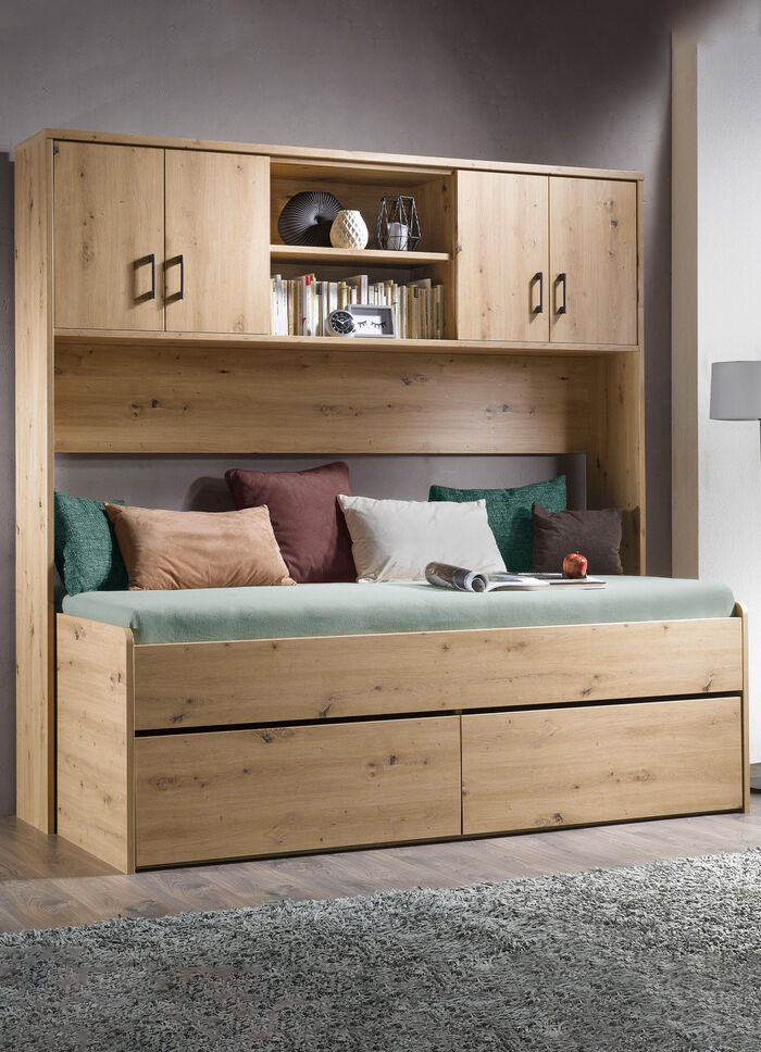 Bett mit 2 Schubladen ARTISAN EICHE