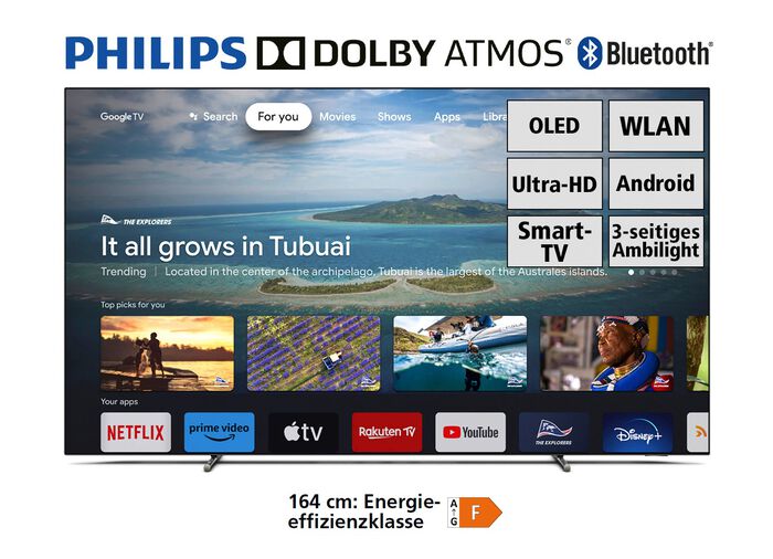 Philips 708/12 4K-Ultra-HD OLED-Fernseher 