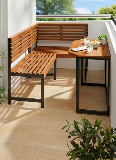 Balkonm&ouml;bel aus Akazienholz 