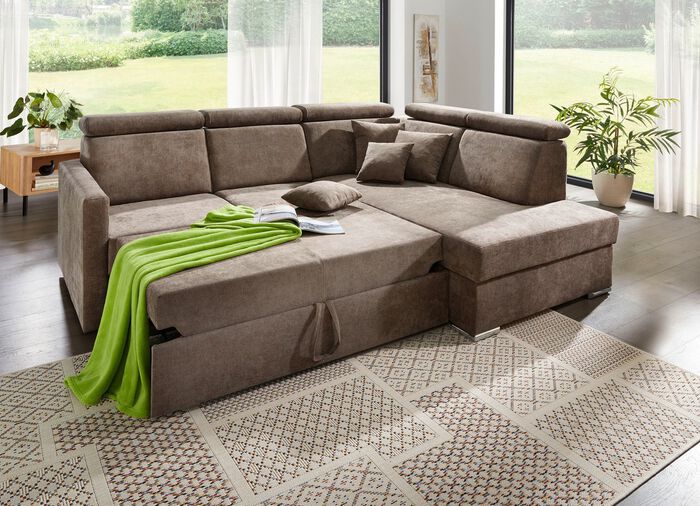 Polsterm&ouml;bel mit verstellbaren Kopfst&uuml;tzen 