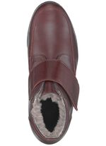 ELENA EDEN Stiefelette aus Rind-Anilinleder BORDEAUX