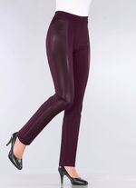 Hose im angesagten Materialmix 