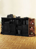 Teilmassive Möbelserie mit Echtholzfurnier NUSSBAUM