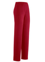 Hose mit edlem Glanz in Extra-Kurzgrößen ROT