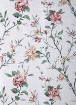 Bedruckter &Uuml;bervorhang mit Kr&auml;uselband 