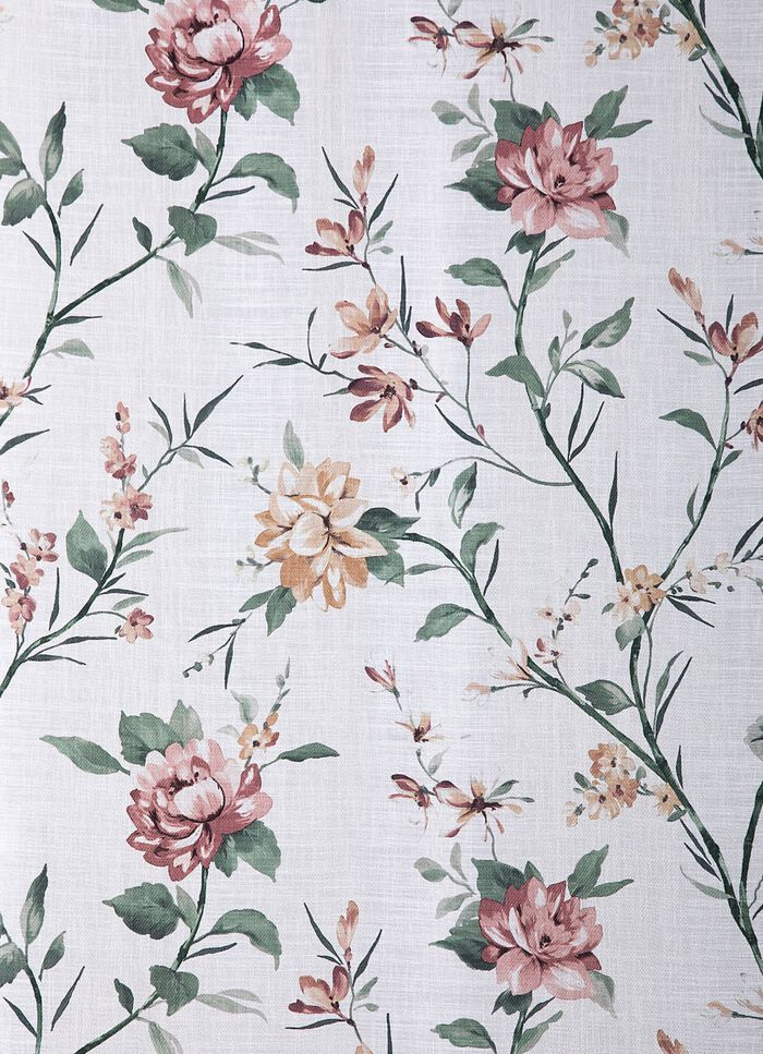 Bedruckter &Uuml;bervorhang mit Kr&auml;uselband 