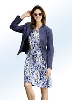 Kleid mit Bindegürtel 