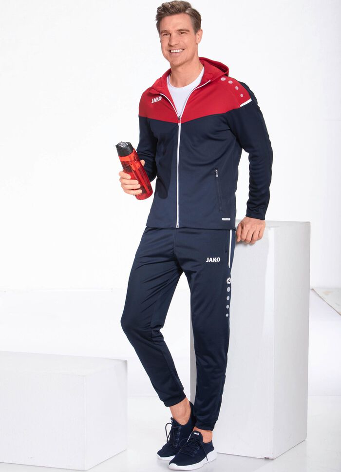 Freizeitanzug von &laquo;Jako&raquo; in 2 Farben MARINE-DUNKELROT