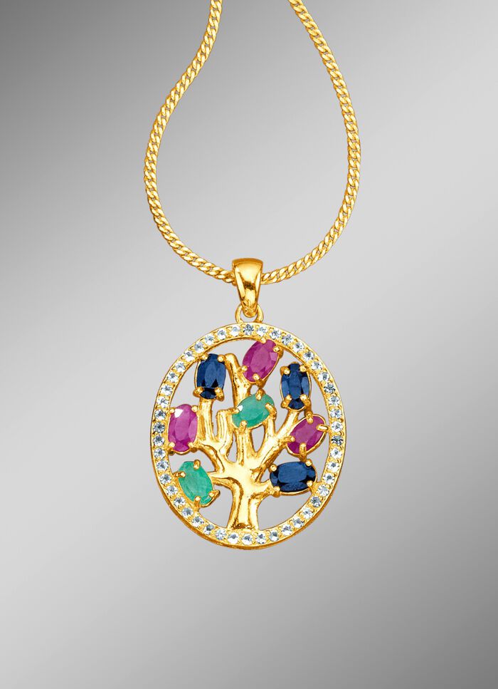 Anh&auml;nger &laquo;Lebensbaum&raquo; mit Panzerkette 